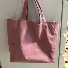 着物をリメイクした手作りバッグの画像