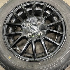 決まりました。165/70R14 ダンロップWM02 スタッドレスタイヤ 4本セットの画像