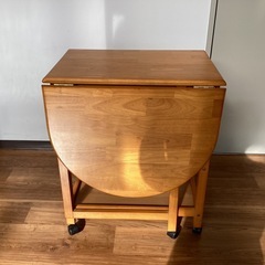 キッチンワゴン（引き出し付き）【町田市再生家具】　252727の画像