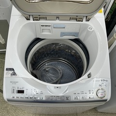リユースのサカイ東金店 SHARP 洗濯機 18年製 8kg TJ16764の画像