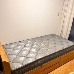 セット購入🉐 シングルベッド ＋ マットレスの画像