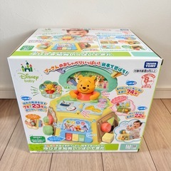 【箱あり美品】プーさん知育玩具　絵本でおしゃべりの画像