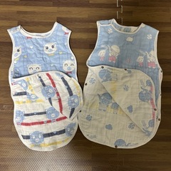 ガーゼスリーパー　2着　綿　コットン　の画像