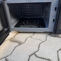 山善　フラット電子レンジ　PRW-F180の画像