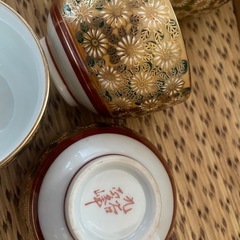 九谷焼（急須と湯呑みのセット）の画像