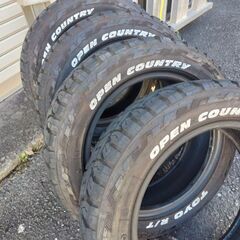 トーヨー オープンカントリー R/T 155/65R14 75Q 中古4本セット TOYO TOYO OPEN COUNTRYの画像