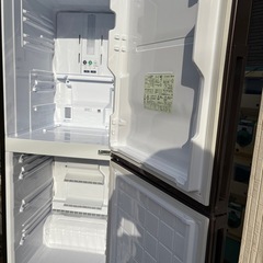2022年製　SHARP ノンフロン冷凍冷蔵庫 SJ-D18H-W 2ドア冷蔵庫 の画像