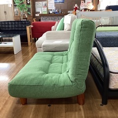 二人掛けリクライニングソファ【町田市再生家具】　252726の画像