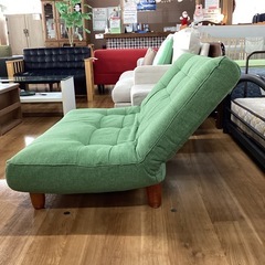 二人掛けリクライニングソファ【町田市再生家具】　252726の画像