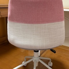 回転チェア　ピンクの画像