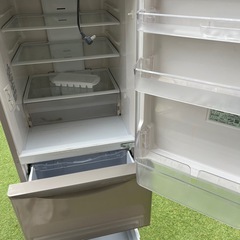 日立 265L 3ドア　冷蔵庫　幅54cm スリムサイズ　R-27GV 冷凍冷蔵庫の画像