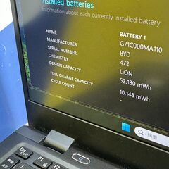 JC1149　良品 東芝 dynabook G83/HS 13.3型 Office2024　軽量の画像