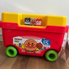 新品未使用！アンパンマン初めてのブロックワゴンの画像