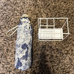 晴雨兼用傘と歯ブラシ立ての画像