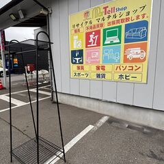 自立式コートラック A型ハンガーラック ラック ブラックの画像