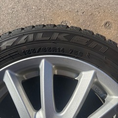 155/65R14 軽自動車！中古スタッドレス　ホイール　2020年製　ファルケンW-ACE 引取早い方優先！！の画像