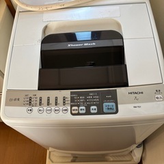HITACHI洗濯機の画像