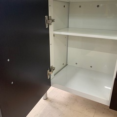 美原店 ニトリ キッチンキャビネット シルキー 3-90 ミドルレンジボード　収納家具の画像