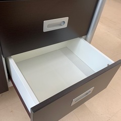 美原店 ニトリ キッチンキャビネット シルキー 3-90 ミドルレンジボード　収納家具の画像