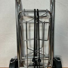 【B487】ほぼ未使用品　キャリーカート　折りたたみ　ポータブルラゲッジカートの画像