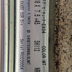 SSRエグゼキューター18インチ　　 　　　
タイヤホイール   4本セット の画像