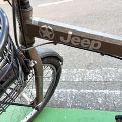 JEEP ジープ 折り畳み自転車 JE-206GRS ミニベロの画像