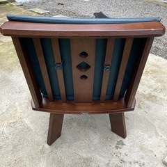 ナガノインテリア　回転式ダイニングチェア　　アンティーク椅子　高級チェアの画像