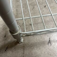 ☆直接引き取り歓迎☆ 4段 メタルラック 収納棚 ホワイトの画像