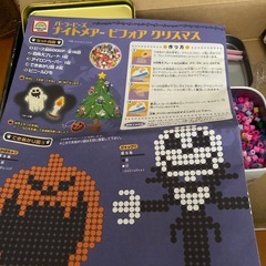 アイロンビーズ　ナイトメアビフォアクリスマス　の画像