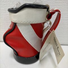 【新品未使用】　ミッキーマウス ゴルフ ティーケース ミニバッグ ディズニー ゴルフ用品 小物入れ アクセサリーケース レッド  赤　白　黒　未使用  251219-5Yの画像