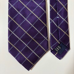 【美品】 Jacques Henri シルクネクタイ ネイビー パープル セットの画像