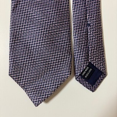 【美品】 Jacques Henri シルクネクタイ ネイビー パープル セットの画像