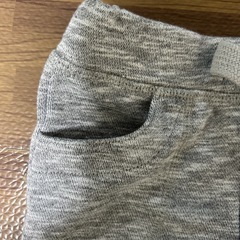ハーフパンツ　グレー　80の画像