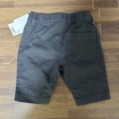 ハーフパンツ　ダークグレー　90の画像