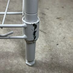 ☆直接引き取り歓迎☆5段 メタルラック 収納棚 ホワイトの画像