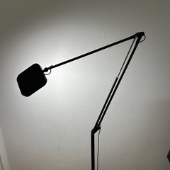 MUJI無印良品アームライト正方形フロアスタンド付き (ジャスミン茶