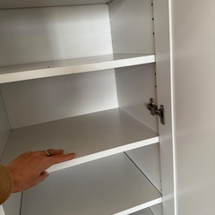 鏡付シューズボックス お譲りします高さ180、幅45、奥行き35cm　の画像