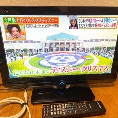 SHARP AQUOS 液晶テレビ 19インチ(LC-19K3)の画像