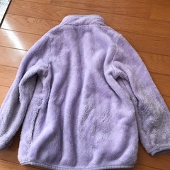 パープル　キッズ服💜モコモコの画像