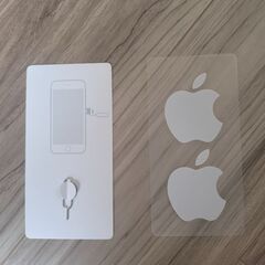 iPhone SE用 イヤフォン・シール・SIMピン・空箱の画像