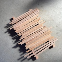 楢　ホワイトオーク角材　木材　29本セット　の画像