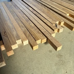 楢　ホワイトオーク角材　木材　29本セット　の画像