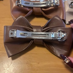 リボンバレッタ　4個セットの画像