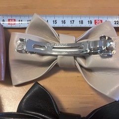 リボンバレッタ　4個セットの画像