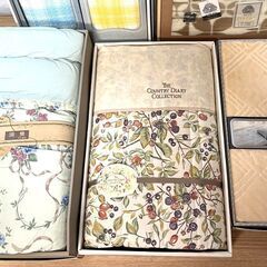 【B486】未使用品/ギフト/寝具/まとめて/掛け布団/毛布/シーツなど/長期保管品の画像