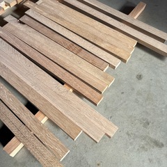 楢　ホワイトオーク角材　36本セットの画像