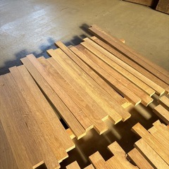 楢　ホワイトオーク角材　36本セットの画像