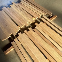 楢　ホワイトオーク角材　36本セットの画像