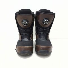 店頭引き渡し 中古 kissmark スノーブーツ KM ジェネラス 26cm ブラウン ダイヤル式の画像