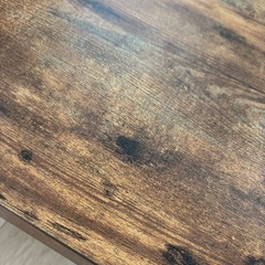 ビンテージ風ガラステーブルの画像